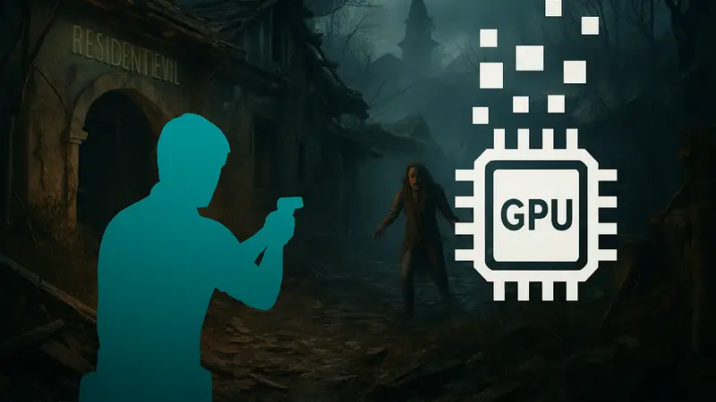 Игровой процесс Resident Evil Requiem с демонстрацией GPU-декомпрессии данных.