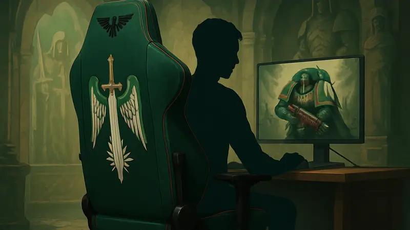 Игровое кресло Secretlab TITAN Evo в дизайне Warhammer 40,000 Dark Angels