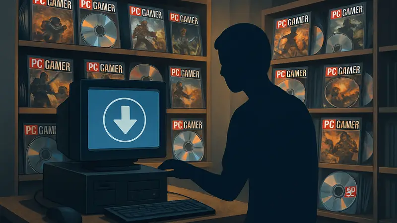 Коллекция старых демо-дисков PC Gamer, доступных для скачивания в Интернет Архиве для PC