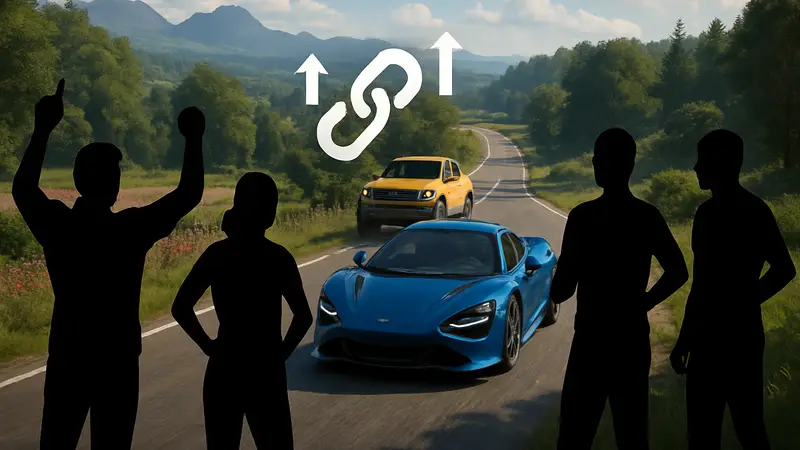 Геймплей Forza Horizon 6 с демонстрацией Link Skill и игроками в кооперативе