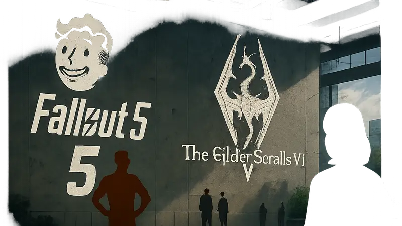 Логотипы Fallout 5 и The Elder Scrolls VI, анонс Bethesda.