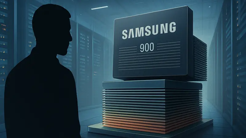 Чипы флеш-памяти Samsung, демонстрирующие 900-слойную технологию