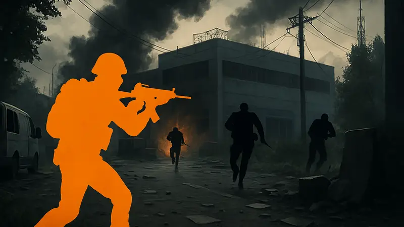 Скриншот из Escape from Tarkov с элементами ивента «Блэкаут» в игре
