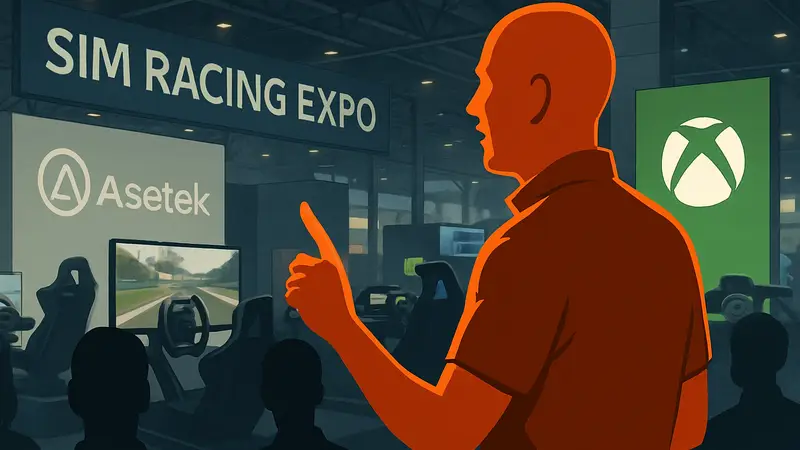 Андре Эриксен, CEO Asetek, на выставке SimRacing Expo, рассказывает о будущем симрейсинга и Xbox