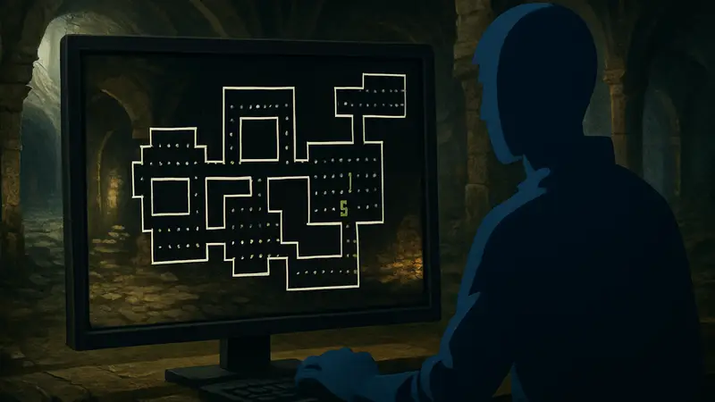 Скриншот игрового процесса NetHack 5.0.0, демонстрирующий текстовую графику и элементы roguelike