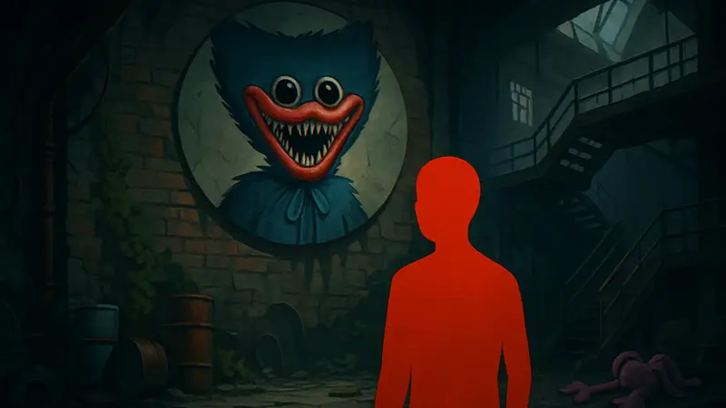 Постер или логотип Poppy Playtime Chapter 6 с намёком на сюжет