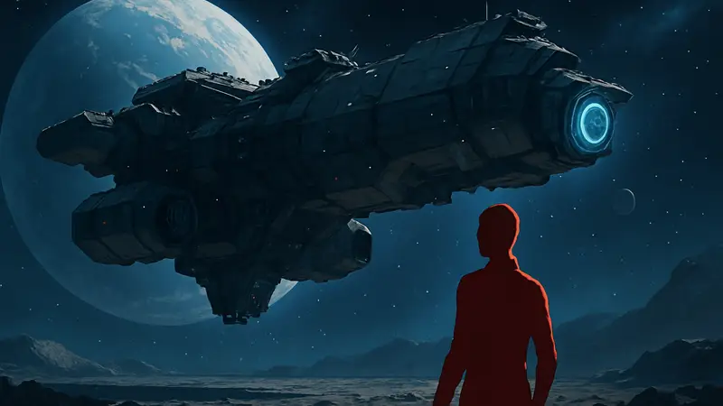 Скриншот The Expanse: Osiris Reborn с космическим кораблем