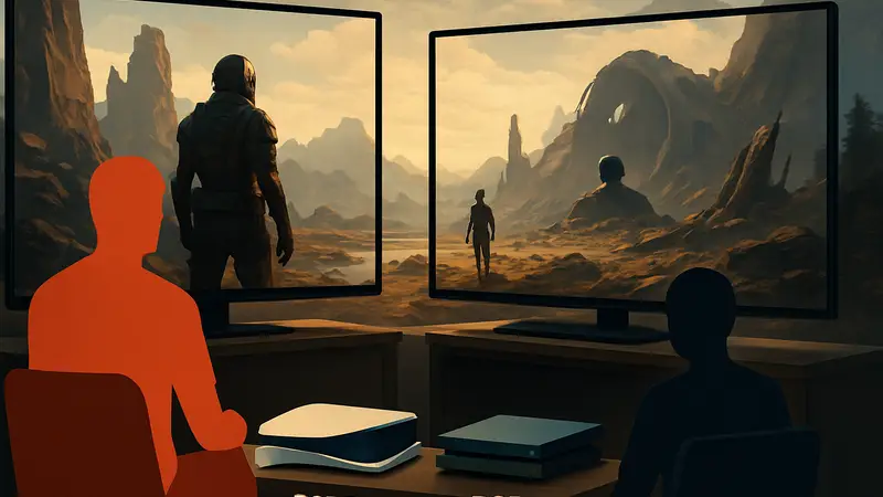 Сравнение графики игры Saros на PlayStation 5 Pro и PlayStation 5