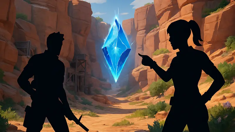 Игровой скриншот Fortnite: Zero Point Shard в Classified Canyon, гайд по квестам