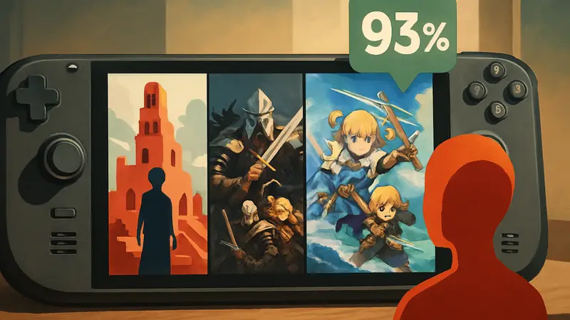 Игры Humble Choice на Steam Deck со скидкой 93%: Chants of Sennaar, Sworn, Etrian Odyssey III HD Remaster и другие.
