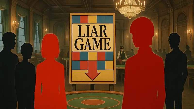 Ключевой визуал аниме Liar Game второго сезона