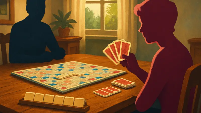 Логотип игры Beyond Words, похожей на настольную игру со скрэбблом и картами, от создателей GoldenEye.