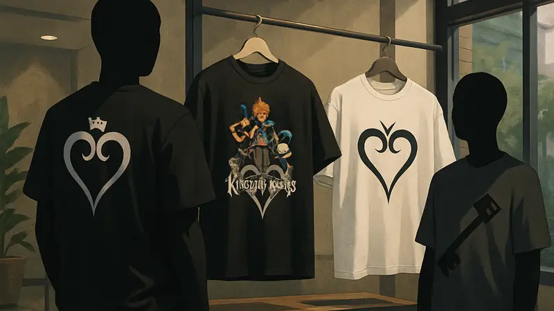 Одежда Subciety с символикой Kingdom Hearts, футболки Kingdom Hearts