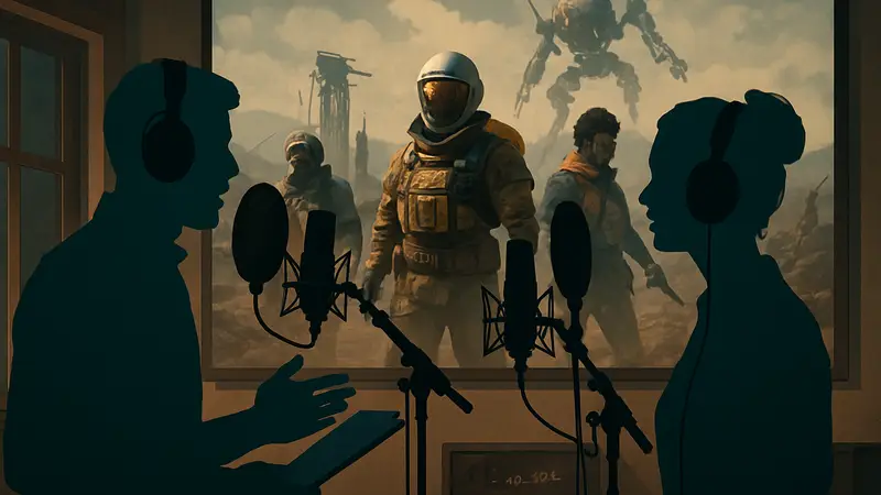 Arc Raiders: актёры озвучки записывают реплики для персонажей.