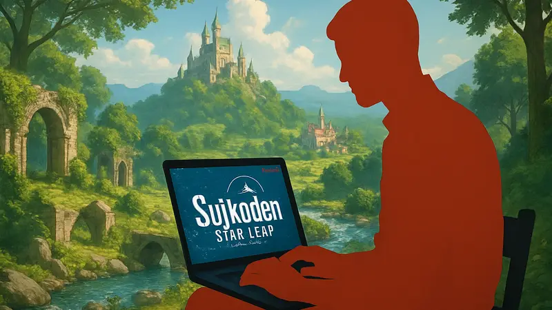 Suikoden Star Leap на ПК, логотип игры Konami