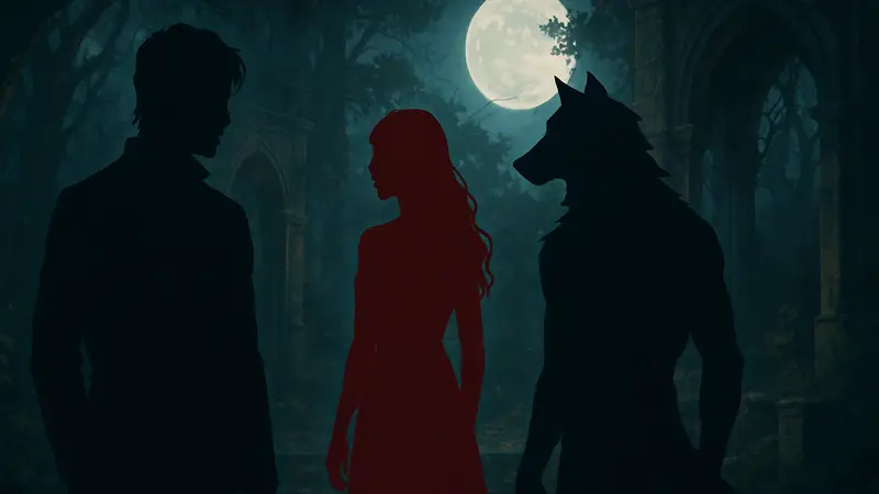 Кадр из Howl of the Heart: загадочные персонажи в мистической обстановке