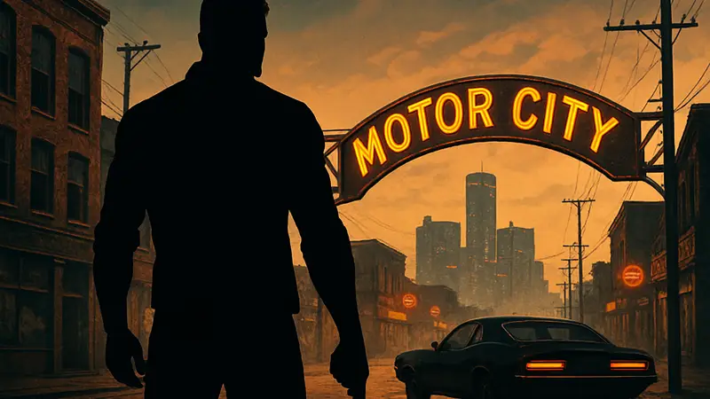 Алан Ричсон в образе из фильма Motor City