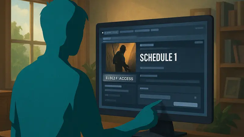 Как получить доступ к бета-ветке игры Schedule 1 в Steam, скриншот интерфейса Steam