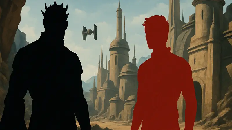 Иллюстрация: Новые персонажи Скорн и Икар из Star Wars: Maul Shadow Lord.