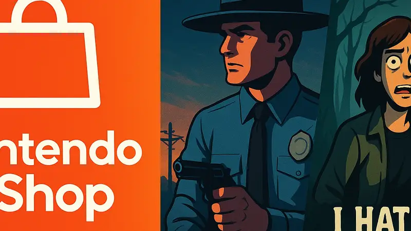 Логотип Nintendo eShop с новыми играми Dispatch и I Hate This Place