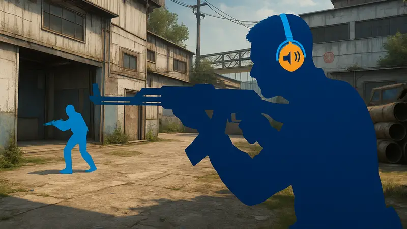 Игровой скриншот Counter-Strike 2 на карте Cache, показывающий исправленный звук.