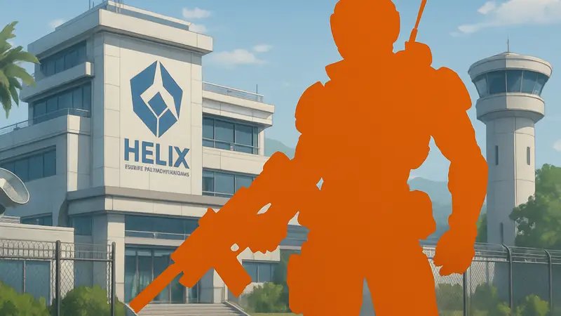 Арт нового героя Overwatch из Helix Security International