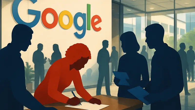 Сотрудники Google подписывают петицию против увольнений и сокращений.