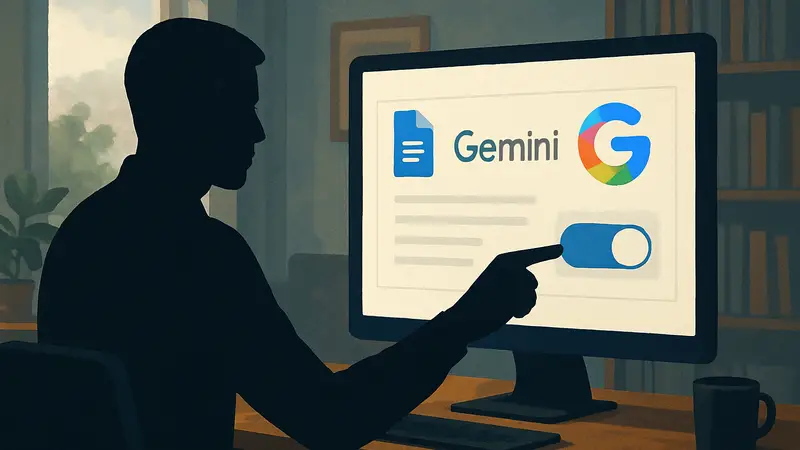 Отключение функций ИИ Gemini в Google Docs для повышения удобства работы и концентрации.