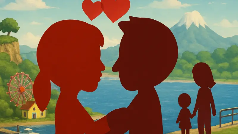 Miis в Tomodachi Life, демонстрирующие любовь и романтические отношения. Гайд по построению семей.