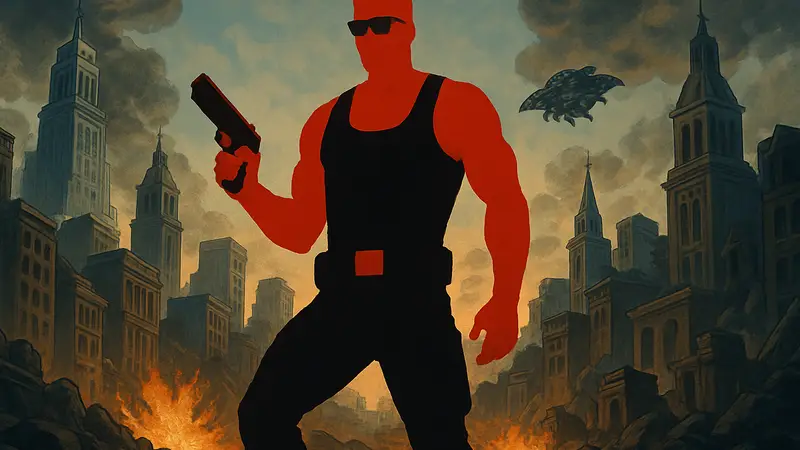 Обложка журнала PC Gamer с изображением Duke Nukem. Игровой журнал, юбилей.