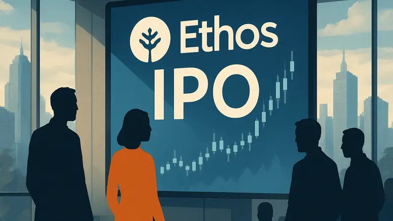 Цифровая платформа страхования жизни Ethos выходит на IPO в 2026 году, символизируя успех на рынке.