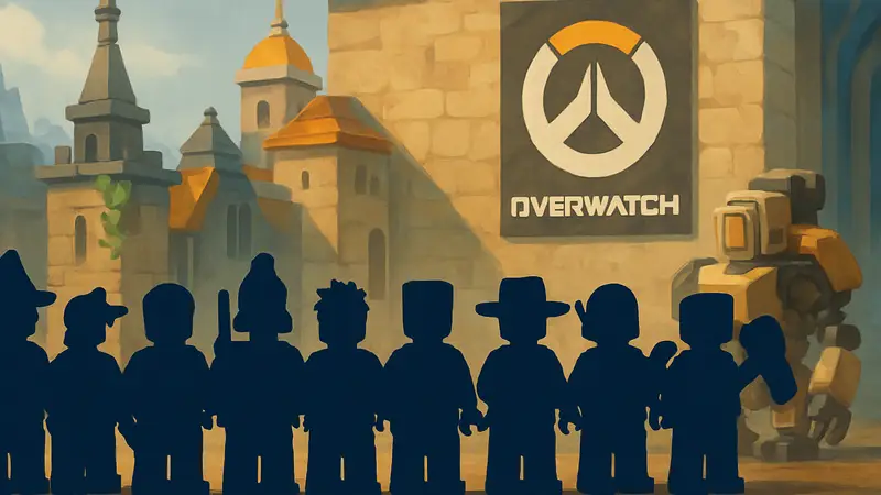LEGO Overwatch герои: 9 минифигурок, собранных фанатом из случайных деталей.