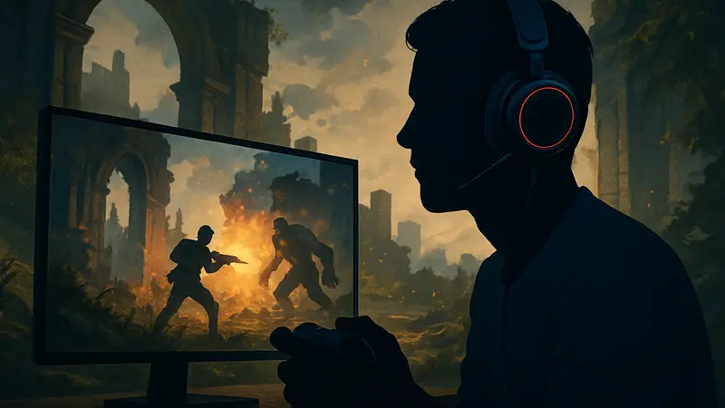 Игровая гарнитура SteelSeries Arctis Nova Pro Omni в действии, демонстрирующая качественный звук