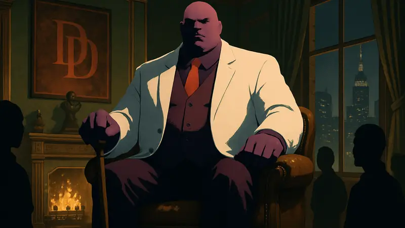 Премиальная статуя Кингпина от Sideshow Collectibles из вселенной Marvel.