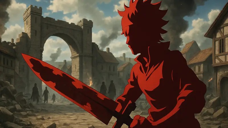 Кадр из аниме Black Clover, Аста готовится к битве, анонс 2 серии 2 сезона.