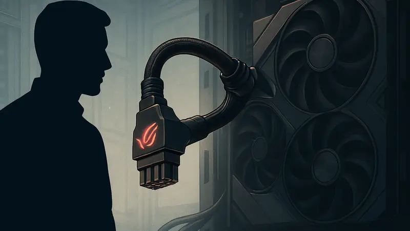 Кабель Asus ROG Equalizer с разъёмом питания для видеокарты, предотвращающий расплавление коннекторов.