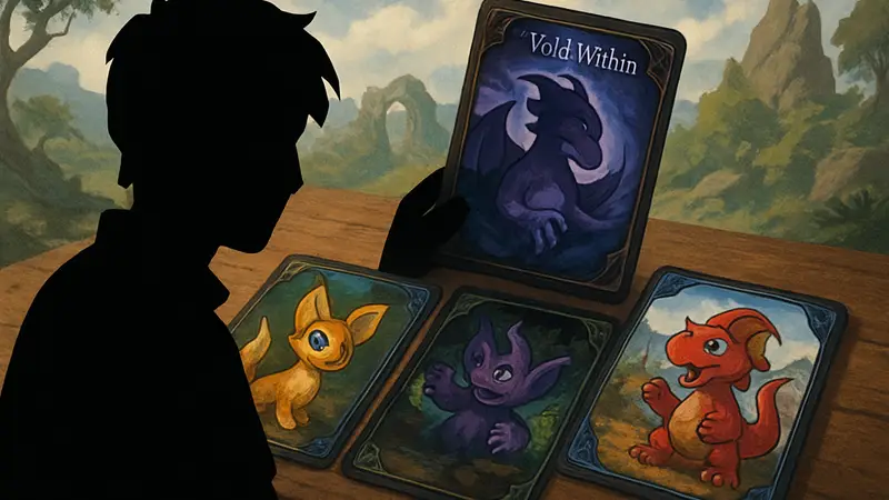 Коллекционные карты Neopets TCG из сета The Void Within