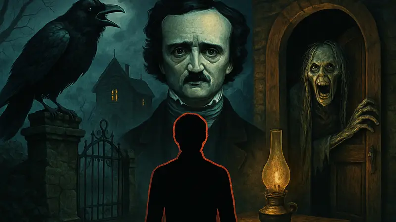 Обложка игры Edgar Allan Poe’s Interactive Horror: 1995 Edition с жутковатым изображением.