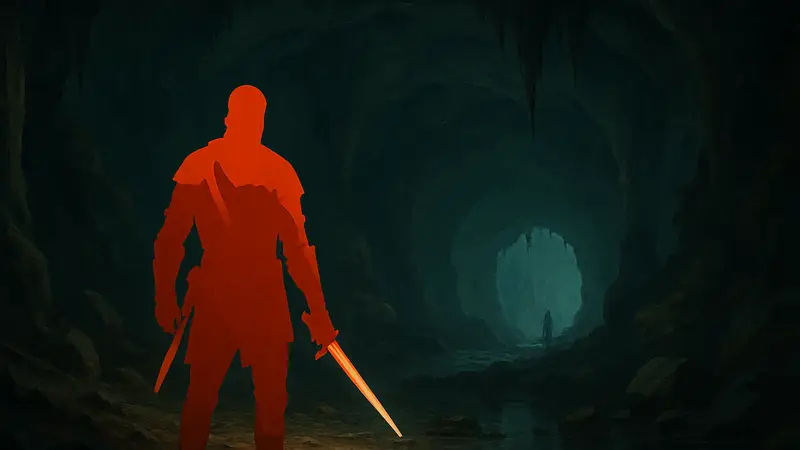 Персонаж Коэн из игры Dawnwalker исследует пещеру, напоминая о Ведьмаке 3