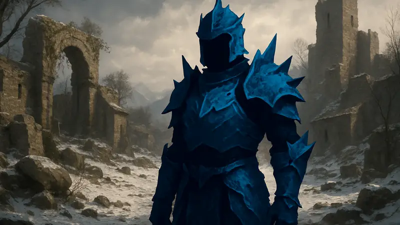 Броня Frostcursed в игре Crimson Desert, игровой персонаж, фэнтези