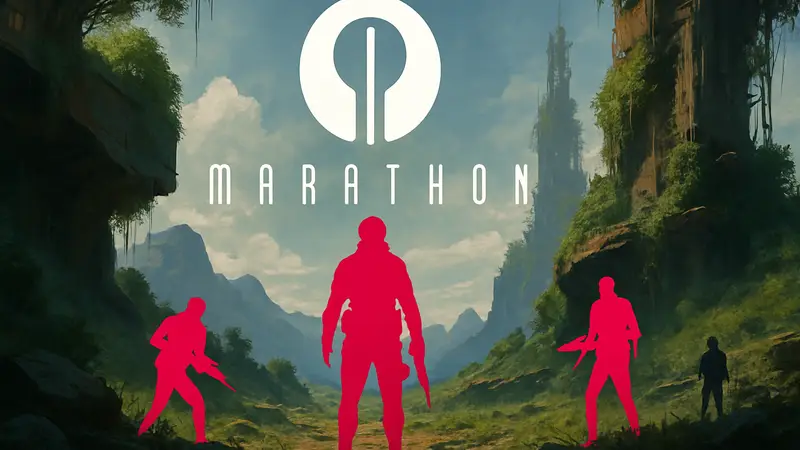 Логотип или арт игры Marathon от Bungie