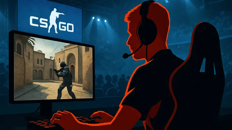 Киберспортсмен Zyphon в форме команды Sashi играет в Counter-Strike 2 на турнире.
