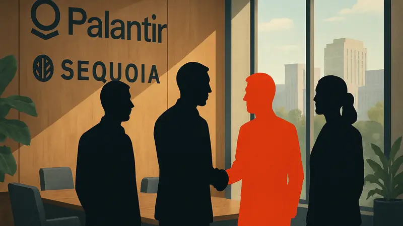 Основатели стартапа и представители Sequoia Capital после привлечения инвестиций.