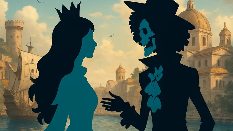 Гунко и Брук из аниме One Piece, раскрытие их связи и личности