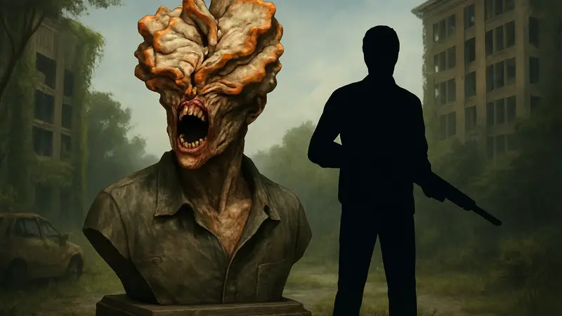 Бюст Щелкуна (Clicker) из игры The Last of Us от Dark Horse Direct, коллекционная фигурка.
