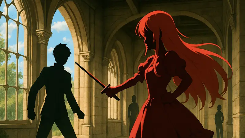 Ключевой визуал или кадр из аниме «Hanaori-san wa Tensei shitemo Kenka ga Shitai»