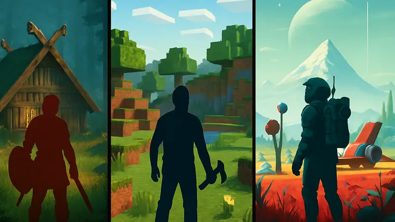 Скриншоты из кооперативных игр Valheim, Minecraft и No Man's Sky, топ-10 игр для исследования