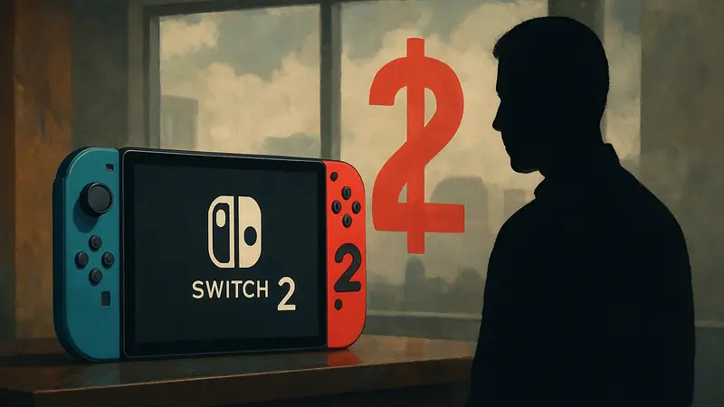 Логотип Nintendo Switch 2, демонстрирующий ожидаемую новую консоль и символизирующий возможное изменение цены.
