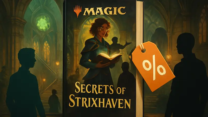 Обложка книги Magic: The Gathering 'Secrets of Strixhaven' на Amazon со скидкой