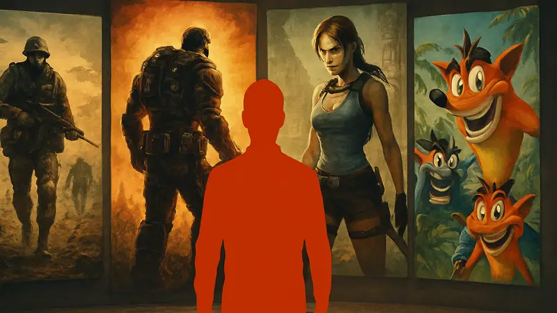 Обложки забытых видеоигр 2000-х годов в стиле ретро